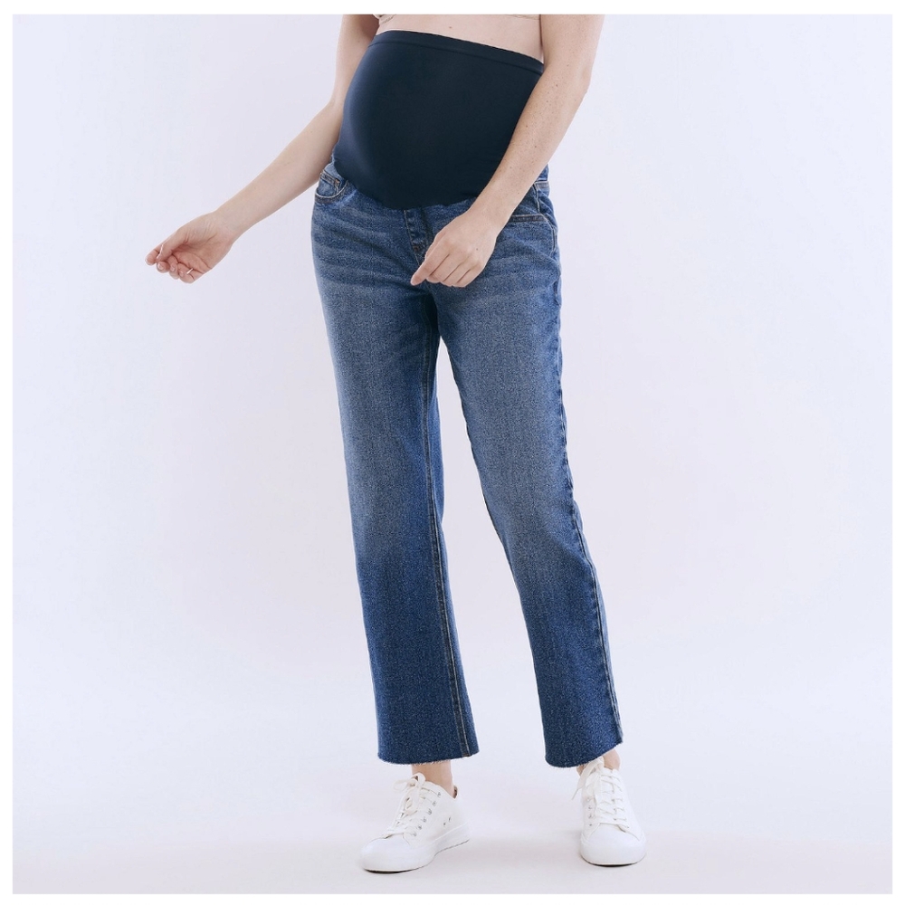 Motherhood Maternity Straight Leg Blue Jeans Size M